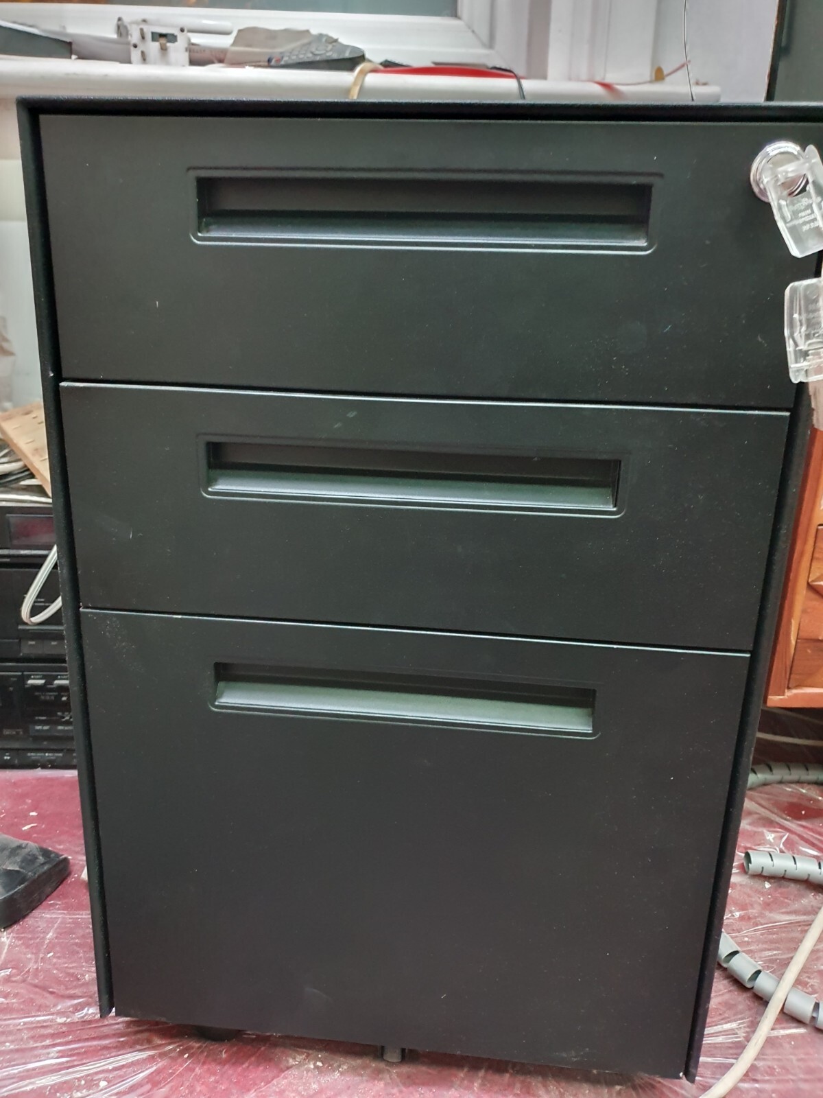 3 drawer metal filing eBay