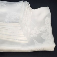 Linen Tablecloth Matching Napkins 10 Person Place Setting Tablecloth Napkin Set
