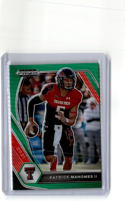 Patrick Mahomes Rare Green Refractor