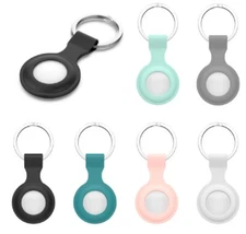 Apple AirTag Silicone Case – Keychain Holder Cover Shell Protective Skin Sleeve