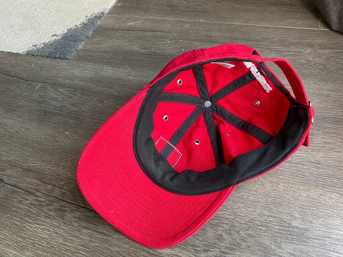 Vintage Nike Golf Hat Red Womens Adjustable Swoosh Dad Cap Strapback Embroidered Nike Vintage Red Hat Strap Back Dad Hat Golf Embroidered  main image 2