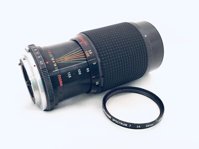 Promaster SP MC Zoom 1:4.5 f=80-200mm lens 55° Camera Photography