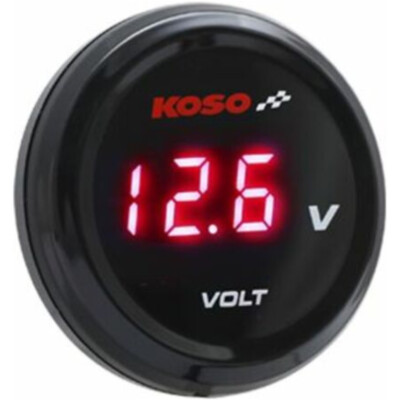 i-GEAR Voltmeteranzeige blau KOSO BA067B00 volt meter blue display