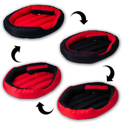 BED-DOG 4in1 Hundekissen Hundesofa Hundekorb Hundebett  Schlafplatz NEW