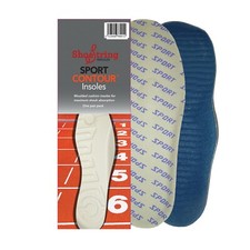 ShoeString Sport Moulded Insoles Cushion Shock Absorb Shoe Boot Support Inserts 