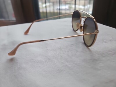 Ray-Ban RB3647N 001/7O 51-22 Round Double Bridge Sunglasses  display picture 2