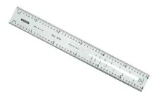 General 6" Stainless Steel Flexible Rule 32nds & 64ths & Wire Gage 310 Ruler USA