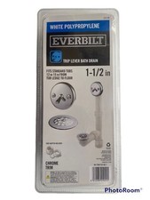 Everbilt trip lever bath drain 1 -1/2 chrome trim
