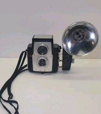 Vintage Kodak Brownie Starflex Camera With Kodalite Midget Flashholder