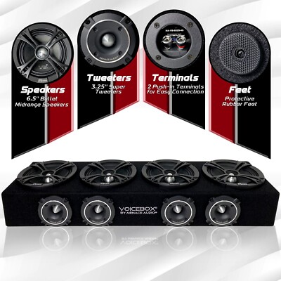 VOICEBOX® by Menace Audio® - (MA-VB6525-4S) 4 - 6.5
