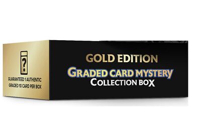 psa graded pokemon cards amazon Pokemon TCG: Graded Card Mystery Power Box Gold Edition - GRADED 10 PSA CARD