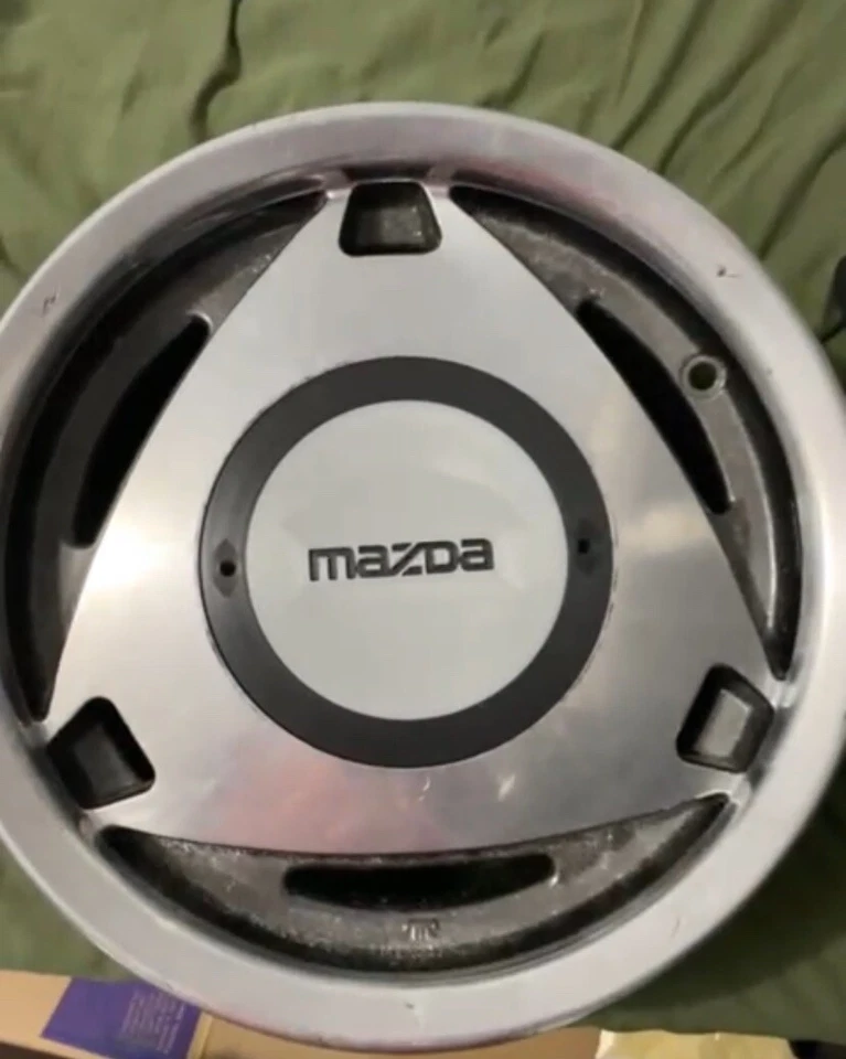 4 x RX-7 MAZDA вращающийся классический обод центральные колпаки для замены обода 3D напечатано - Изображение 4 из 4