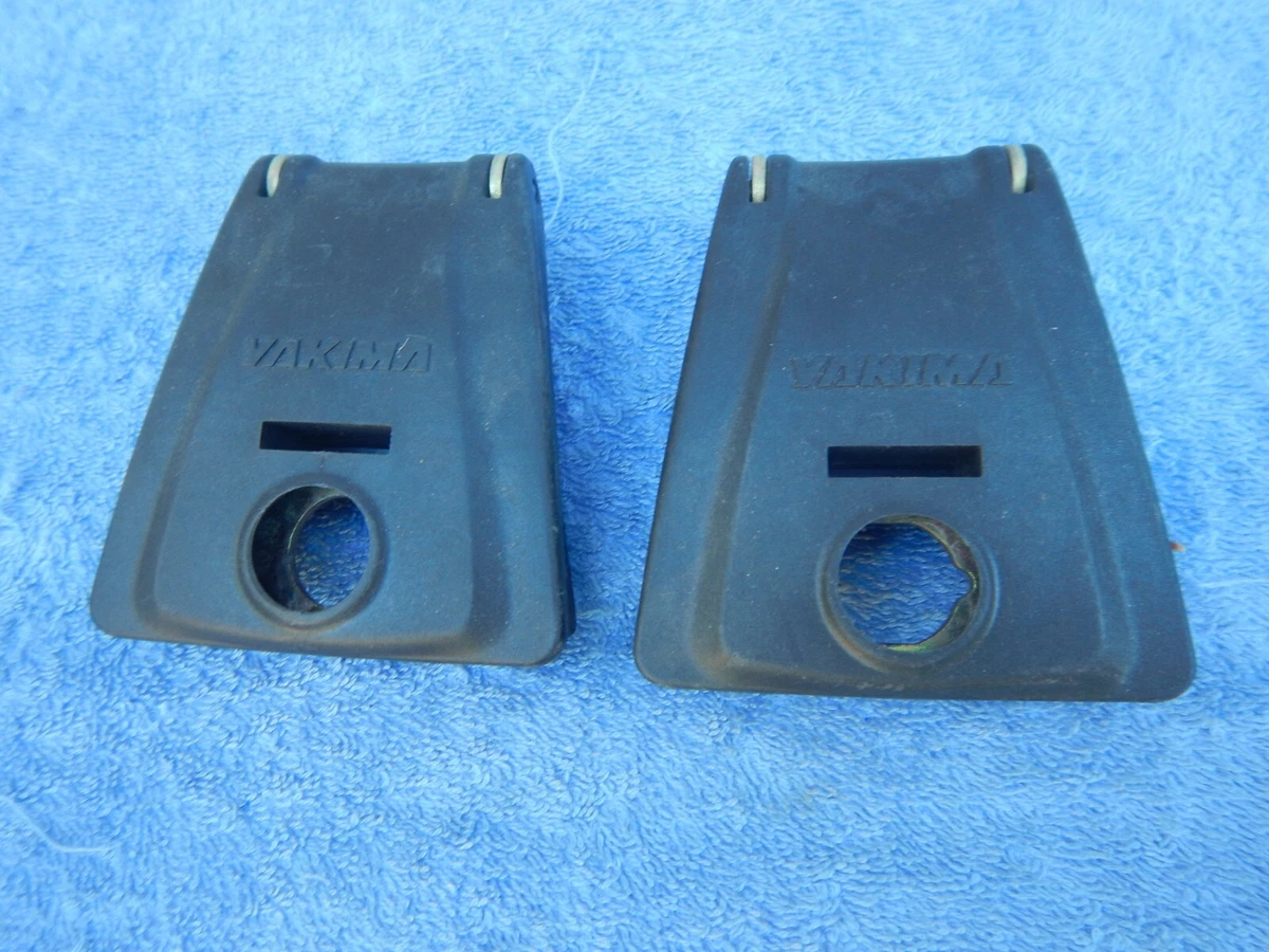 2 New Yakima Q Tower Roof Rack Towers Covers Levers QTower Towers Never Used