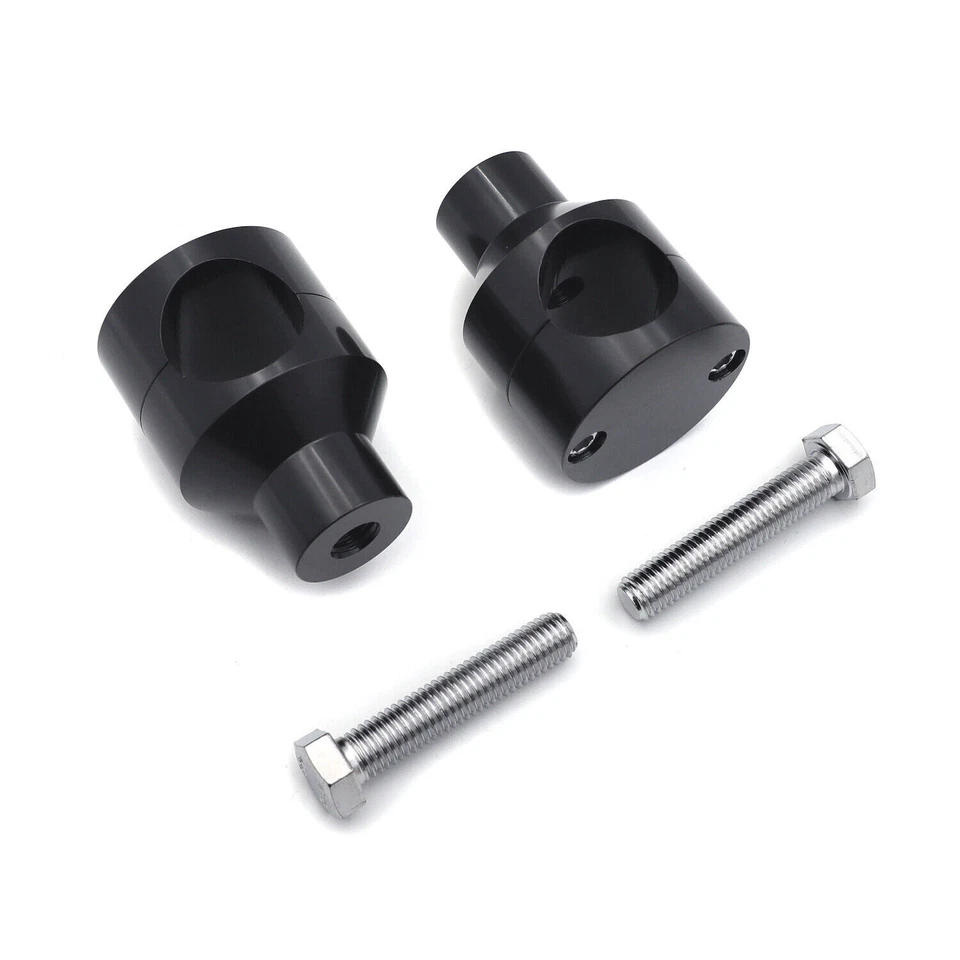 Elevadores de manillar redondos de motocicleta para Harley Cruisers Choppers métricas victoria Foto 4 de 4