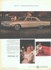 1966 Chrysler Imperial Vintage Print Ad Model Year 67 Elegantly Dressed Couple 1966 Chrysler Imperial Vintage Print Ad Model Year 67 Elegantly Dressed Couple