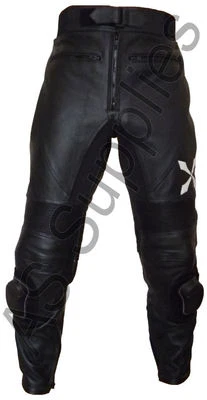 Pantalon Moto en Cuir INFINITY neXus – Pantalon Motard Racing CE Protégé – Noir - Photo 1/4