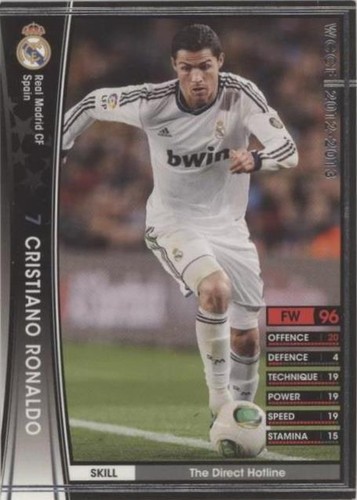 Panini WCCF 2009-10 Cristiano Ronaldo No.9 Real Madrid CF Spain La