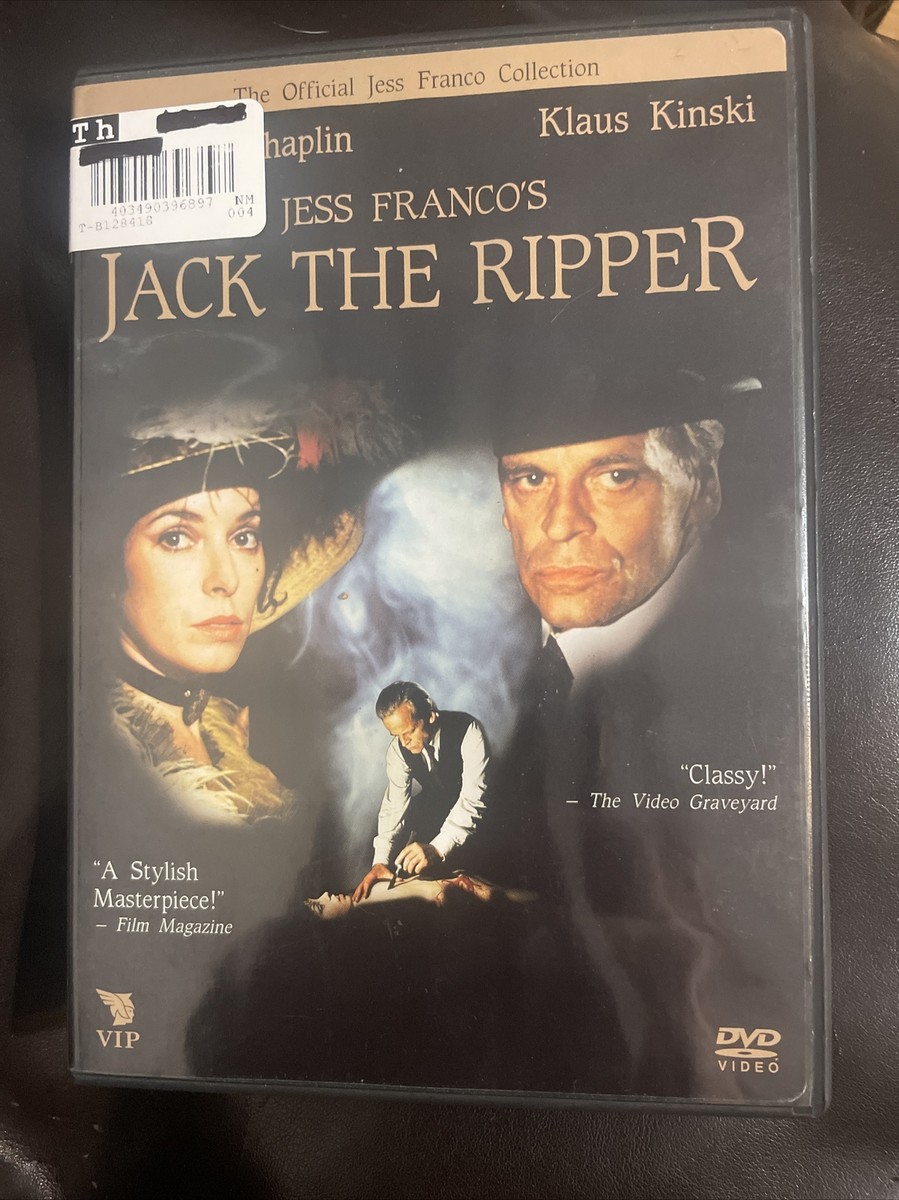 Jack the Ripper DVD 1976 Jess Franco KLAUS KINSKI EuroHorror UnCut