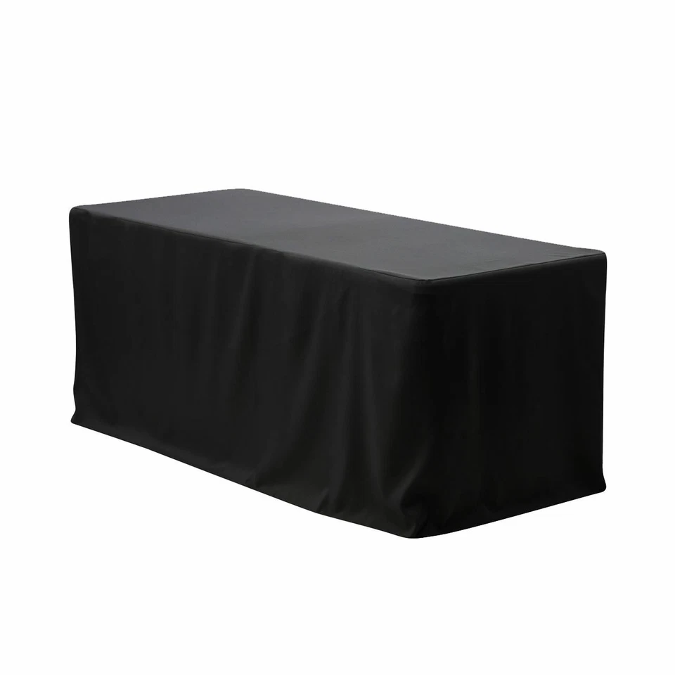 YCC Linens - Fitted Rectangular Polyester Tablecloths for weddings and parties - Image 3 of 4