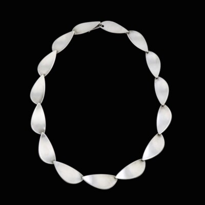 Hans Hansen. Modern Sterling Silver Necklace #318 - 44 cm. | eBay