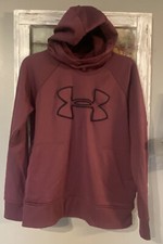 Under Armour Womens M Pullover Long Sleeve Cowl Neck Sweatshirt Plum