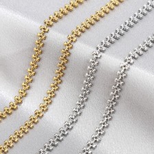 3meters Stainless Steel Heart Chains for diy jewelry Making
