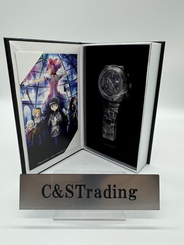 Puella Magi Madoka Magica HOMURA Sun & Moon Chronograph Watch Black - 第 1/24 張圖片