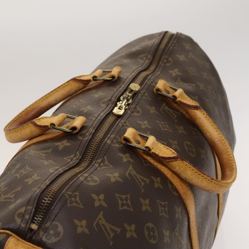 LOUIS VUITTON Monogram Keepall 50 Boston Bag M41426 LV Auth 124136 - Imagen 6 de 21