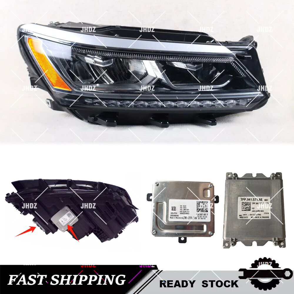 OEM LED Headlight Control Unit Module Right Set For Volkswagen