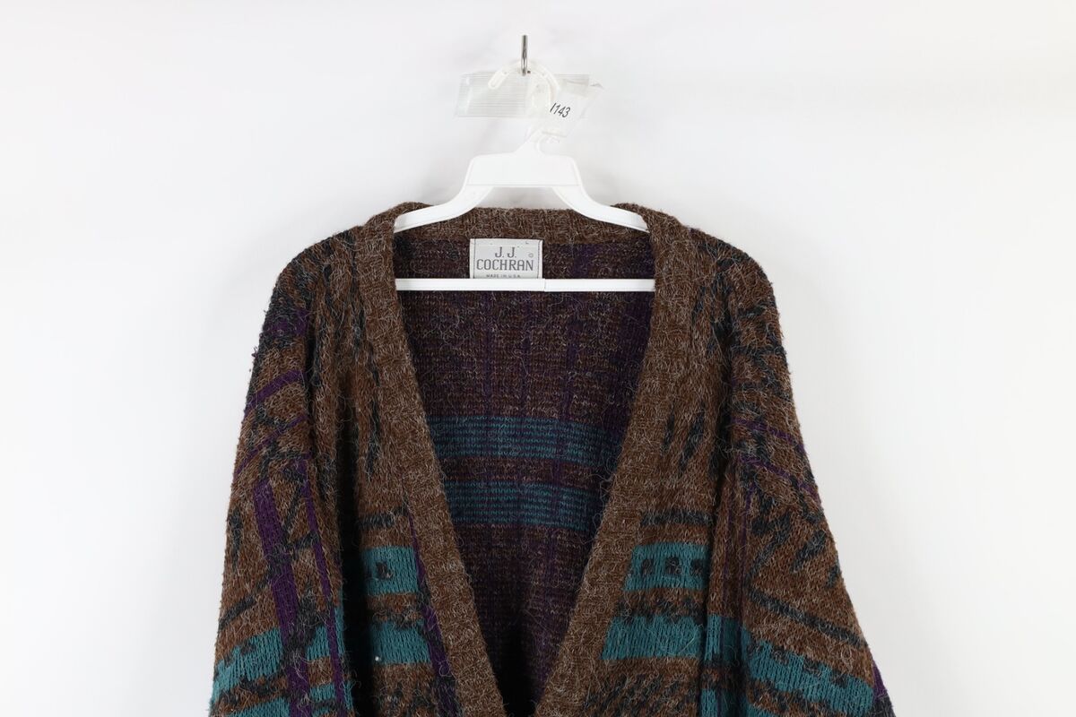 Vtg 90s Coogi Style Mens Large Ed Bassmaster Geometric Knit Vtg 90s Coogi Style Mens Large Ed Bassmaster Geometric Knit