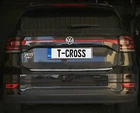 Volkswagen T-Cross chrome trim rear strip tailgate tuning chrome strip