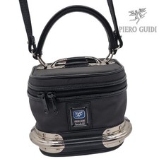 Piero Guidi Lineabold mini Beauty Travel Case Vintage borsa donna Made In Italy