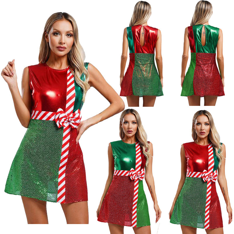 white christmas dresses Hawaii Funny Christmas Long Sleeve Bodycon Dress Spam Musubi Santa LT0
