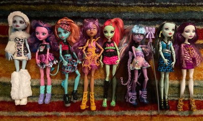 used monster high dolls