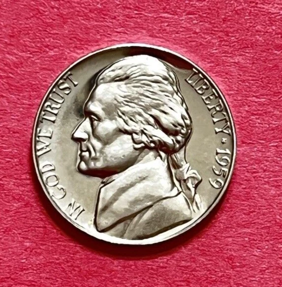 1959 Jefferson Nickel BRILLIANT GEM PROOF - Image 3 of 4