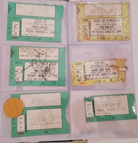 Book Of Concert Ticket Stubs 1980'-1990's. Poison, Green Day 1994 Metallica 1984 - Picture 14 of 17