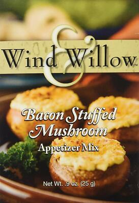 Wind & Willow Cheeseball & Appetizer Mix, Bacon Stuffed Mushroom - 2 Pack(33112)