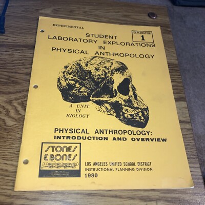 1980 LAUSD Student Laboratory Explorations in Physical Anthropology Booklet #1
