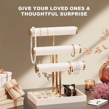 3 Tier Necklace Holder Display Jewelry OrganizerJewelry Stand Bracelet Display