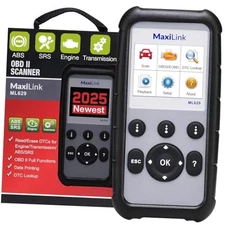 2025  ML629 OBD2 Scanner ABS SRS Engine Transmission Diagnoses OBD II Full 