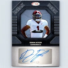 2024 SAGE - Domani Jackson Sneak Peek Auto SPA-DJ2 - Alabama Crimson Tide