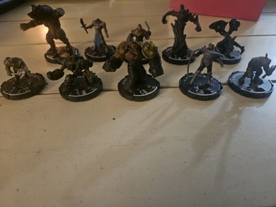 2000 2003 WizKids Mage Knight Unlimited Pathfinder 10 Pcs. Figure Miniature Lot