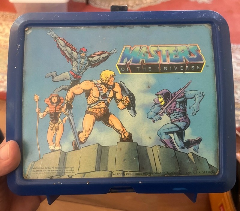 Vintage 1983 Masters of the Universe He-Man Plastic Lunch Box  