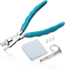 6 Inches Optical Trident Pliers Adjusting Eyeglasses Leg Eyeglass 6", Green 