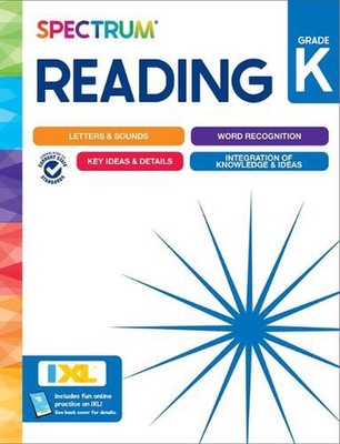 Spectrum Reading Workbook, Grade K by Spectrum Paperback Book