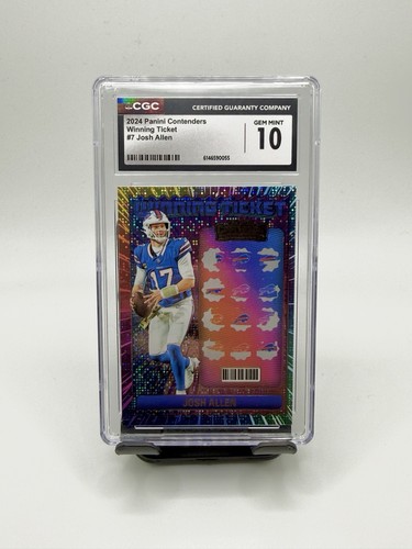 Josh Allen #7 — 2024 Panini Contenders Winning Ticket football card