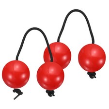 2Pcs Kashaka Shaker Instrument for Parties Performances, Red
