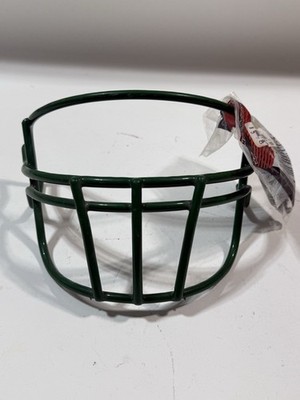 VINTAGE SCHUTT OPO DW KELLY GREEN FOOTBALL HELMET FACE MASK DATE CJF
