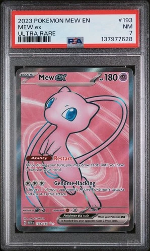 2023 POKEMON MEW EN-151 193 MEW EX ULTRA RARE | PSA 7