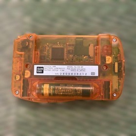 Digimon WonderSwan Console Skeleton Orange Bundle Digital Monster Adventure 14+